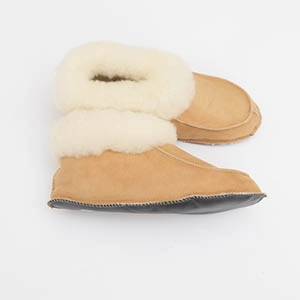 Chaussons peau d'agneau pour hommes