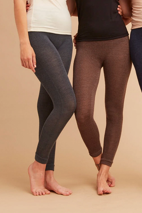 Legging laine acier
