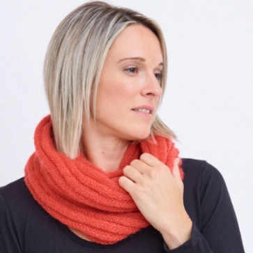 Snood laine mohair et soie pour femme 