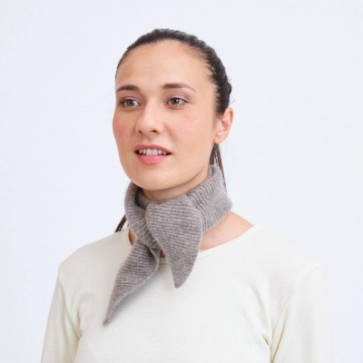 Écharpe en laine yack pour femme