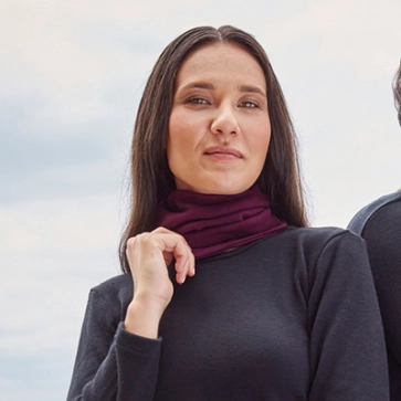 Tour de cou laine mérinos pour femme