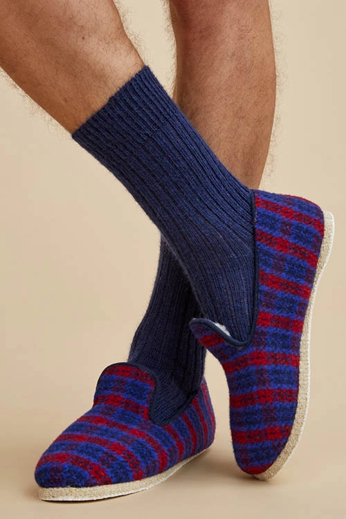 Charentaises mohair et laine