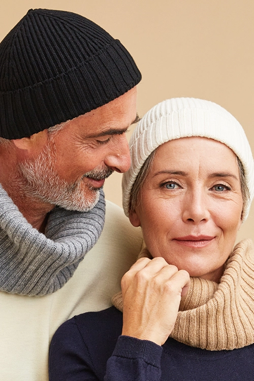 Bonnet laine cachemire homme