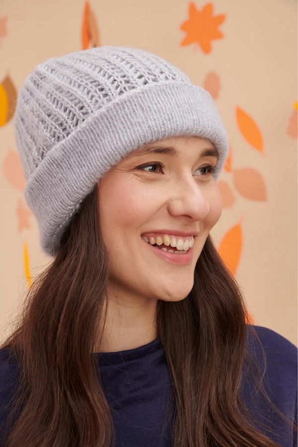 Bonnet laine a revers br A