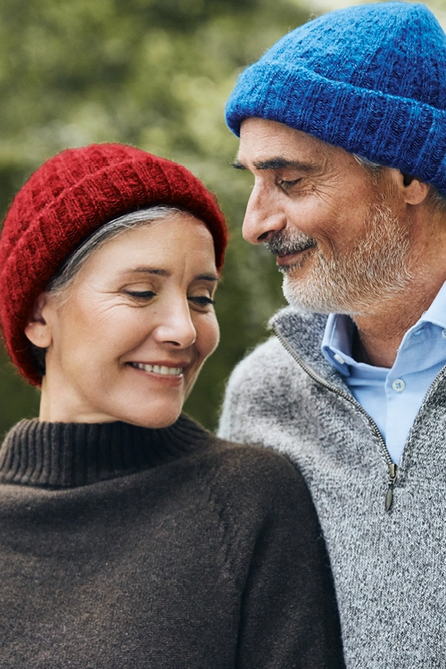 Bonnet laine mohair mixte