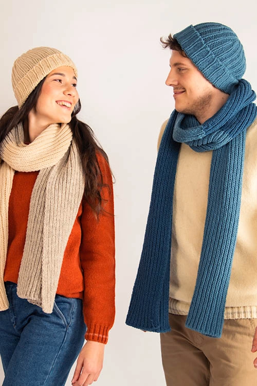 Bonnet laine rustique française  