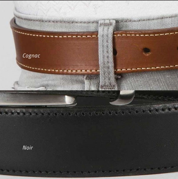 Ceinture cuir faucm couleurs