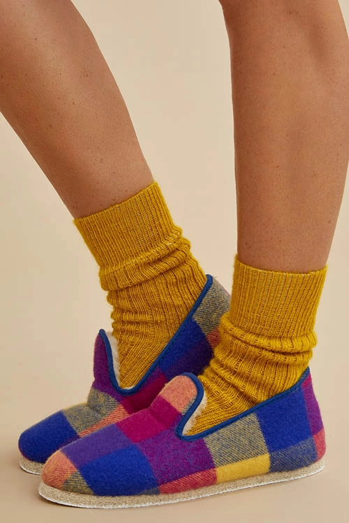 Charentaises mohair et laine