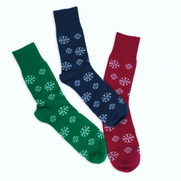 Chaussettes en coton flocons