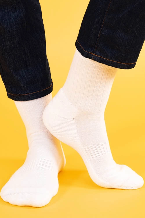 Chaussettes coton bio bouclettes