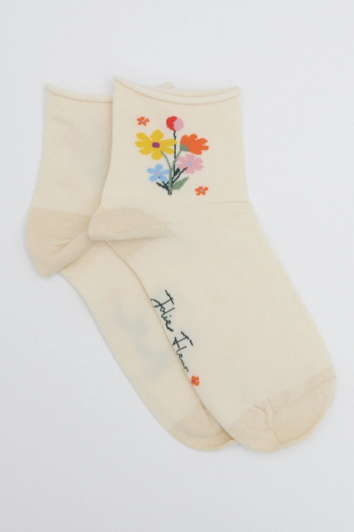 Chaussettes fleurs COTCF 5
