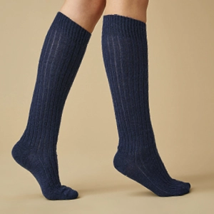 Chaussettes chaudes laine mohair hautes