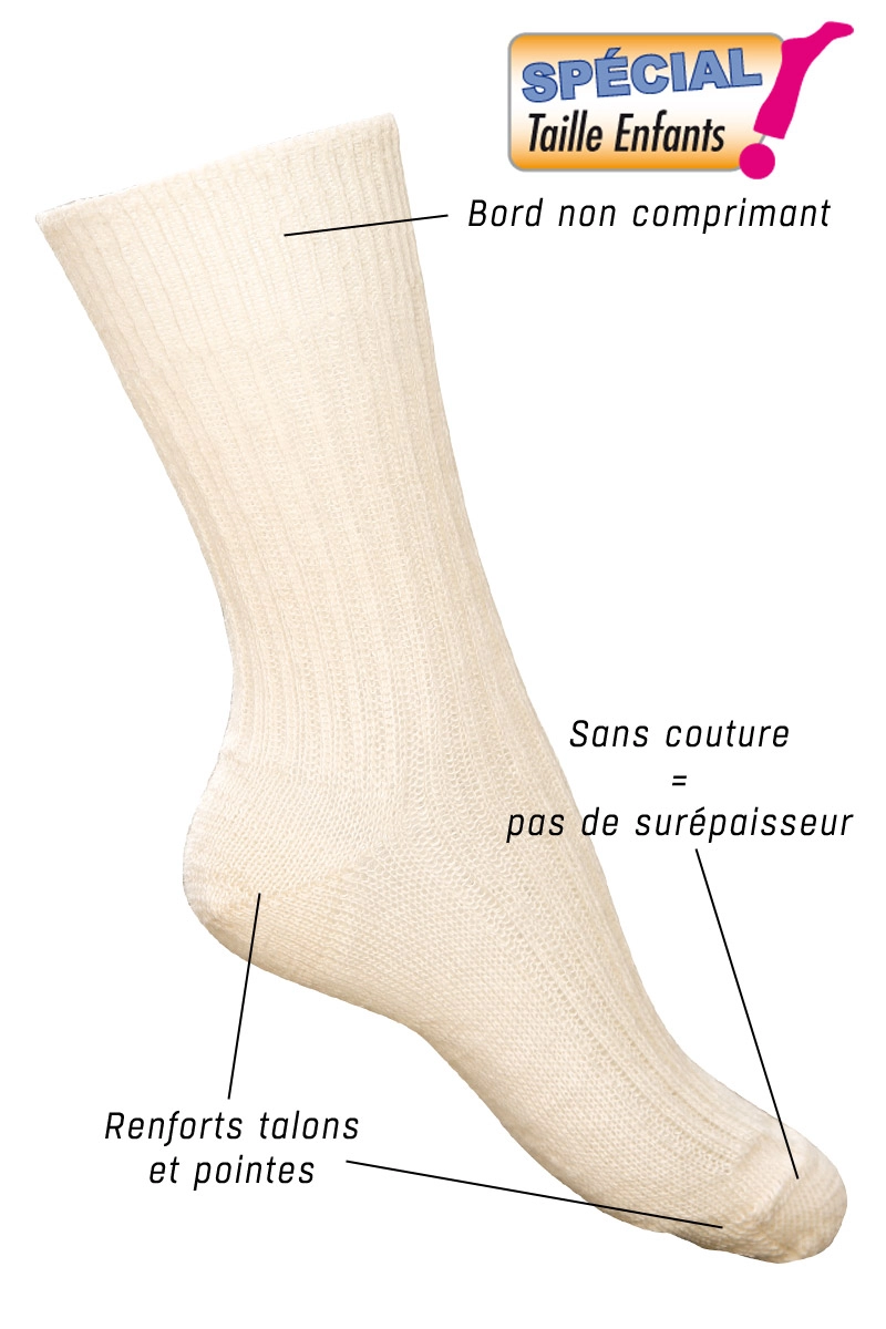 Chaussettes laine enfant 2