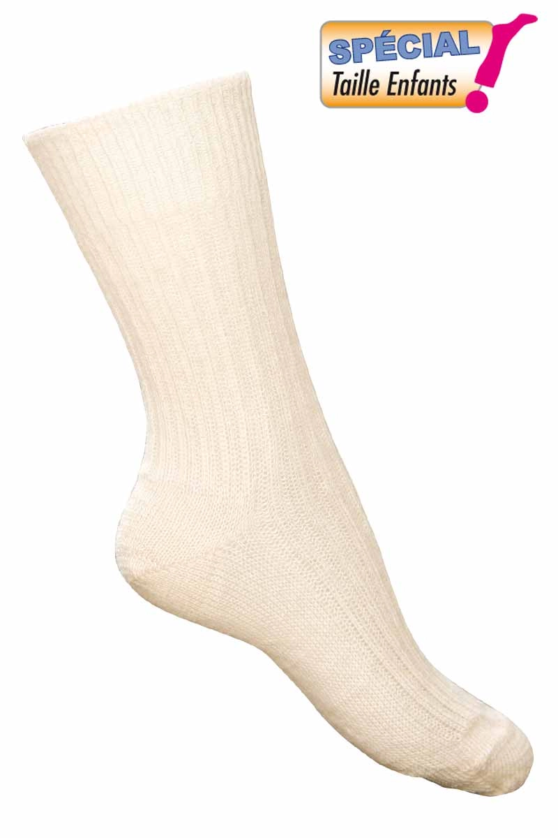 Chaussettes sans couture laine mohair pour enfant