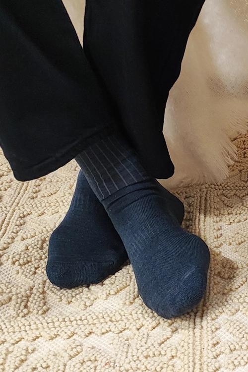 Chaussttes bouclettes merinos soie sante ultrasolides SMBUS 4