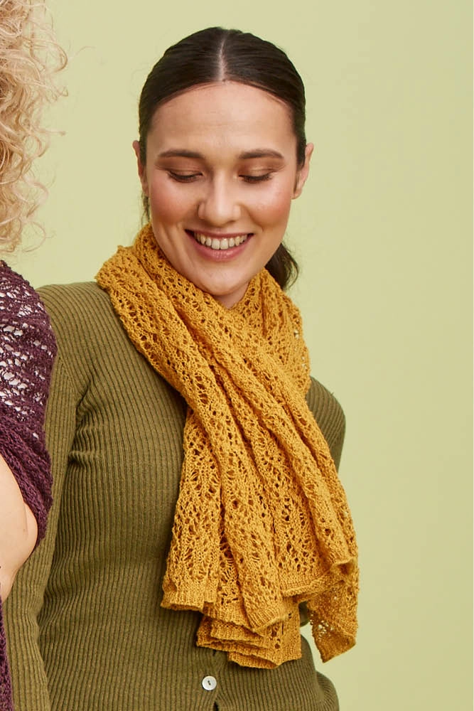 Foulard carré en lin
