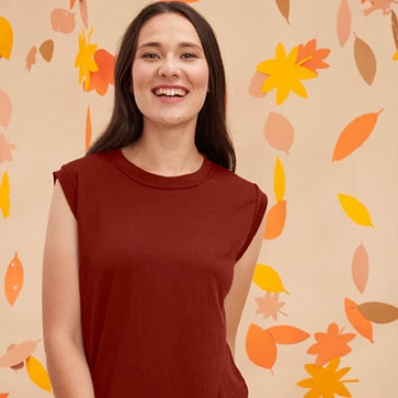 Débardeur en laine mérinos pour femme 