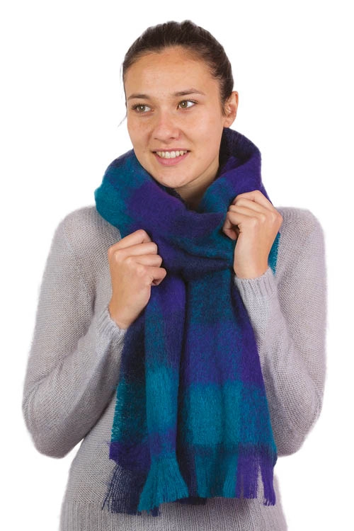 Grande echarpe mohair  