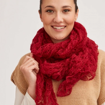 Étole légère mohair et soie