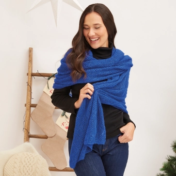 Étole séduction laine mohair et soie pour femme 