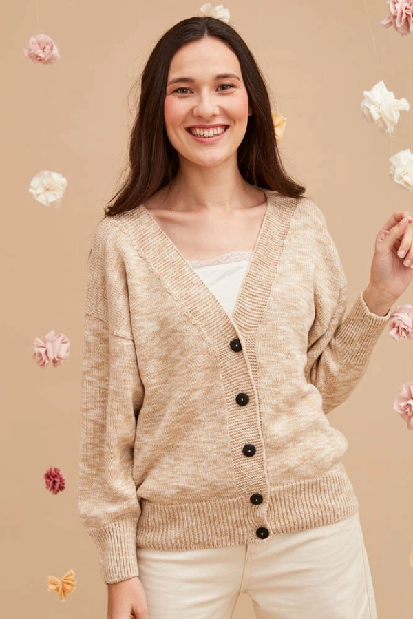 Gilet coton imprime femme cogil pe24 2