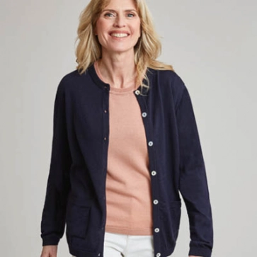 Gilet laine mérinos à poches