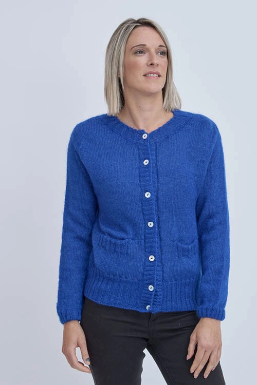 Gilet laine mohair poches gpm 3