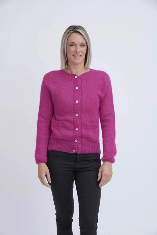 Gilet laine mohair poches gpm 5