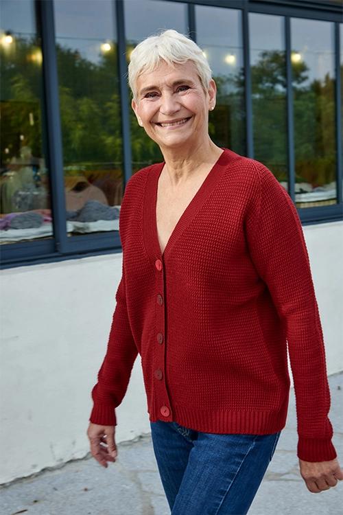 Gilet merinos colV femme CCMGF 4