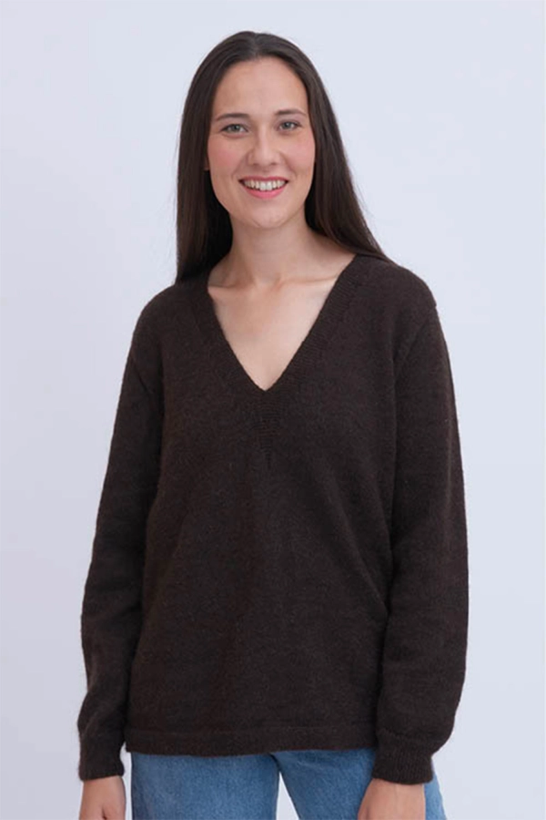 Grand pull laine col v yack ymgp bam 2