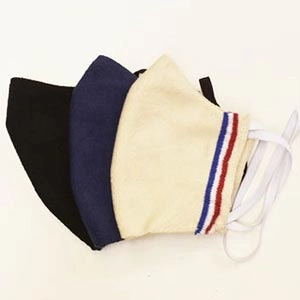 Masque barrière 3D sans couture avec liseré