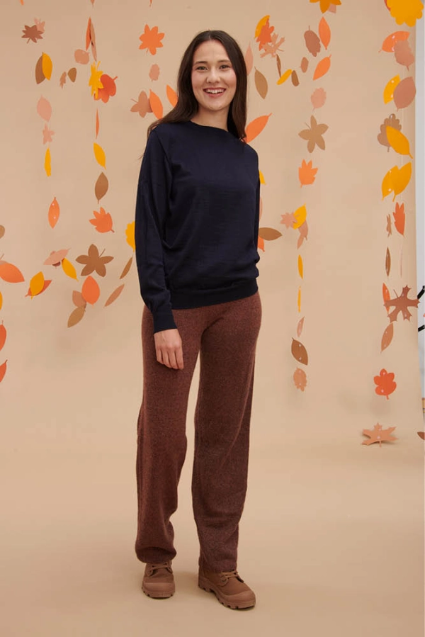 Pantalon en laine de yack pour femme