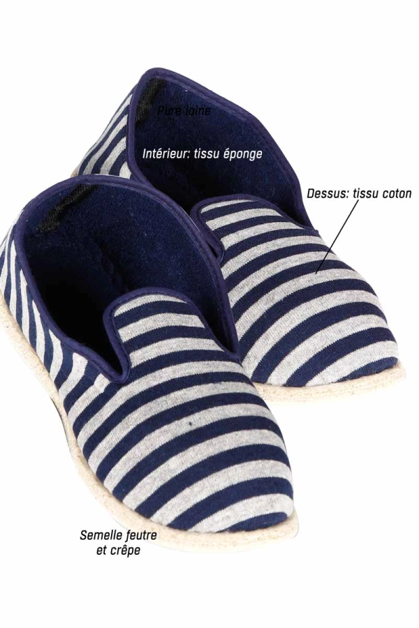 Pantoufles coton enfants 2