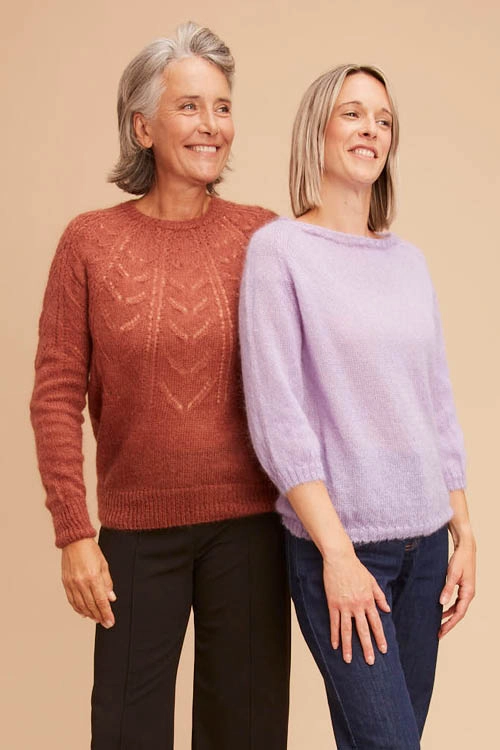 Pull ajoure manches longues femme cpar 4b