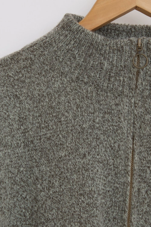 Pull col zippe yack femme ymfz bam 3