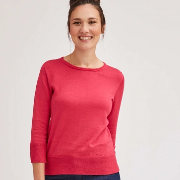 Petit pull fil d'écosse biologique coton 