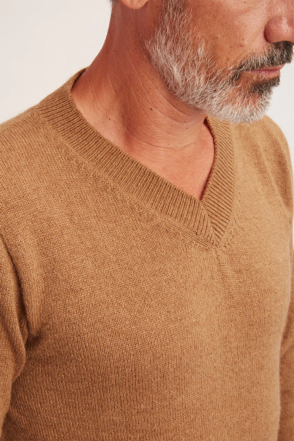 Pull laine chameau homme chapv bam 7