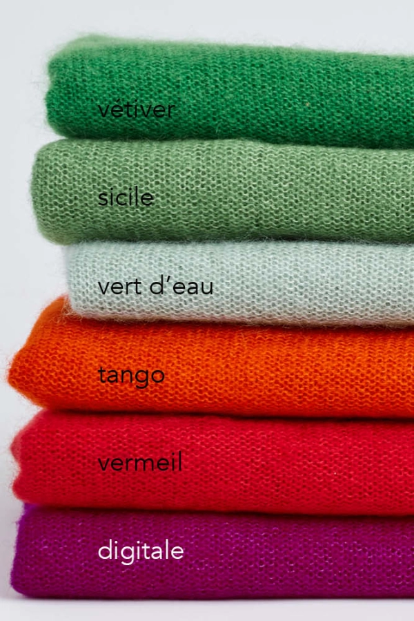 Pull laine debardeur dmo bam couleurs