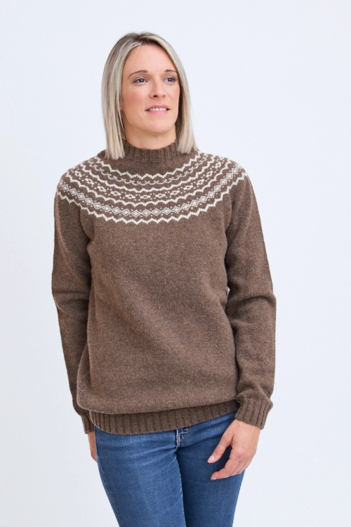 Pull laine merinos arles jacquard femme pastpj 4