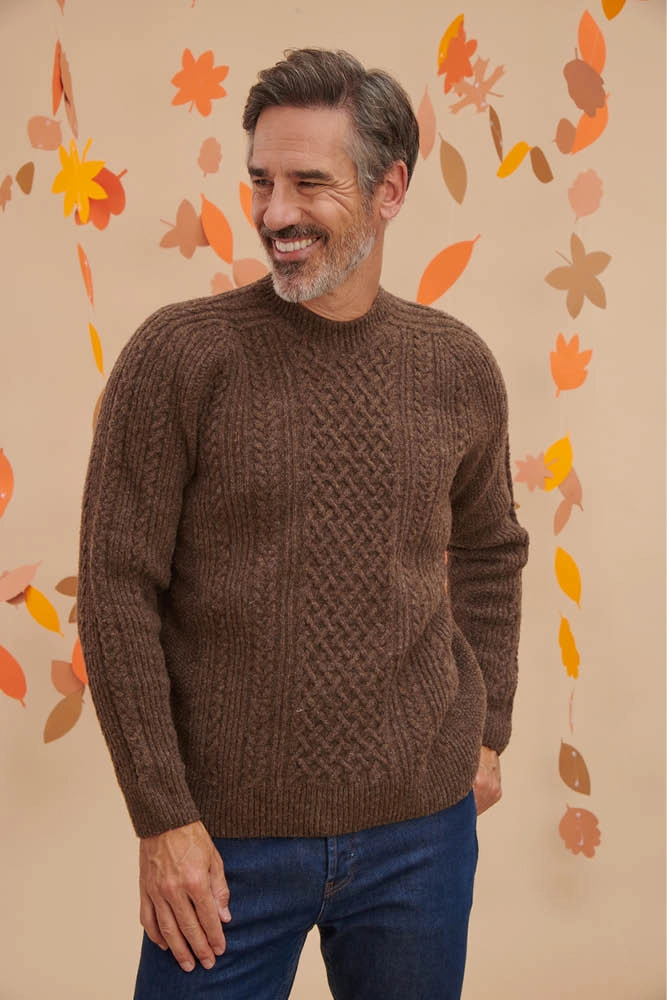 Pull laine merinos arles torsade homme pastpth 2