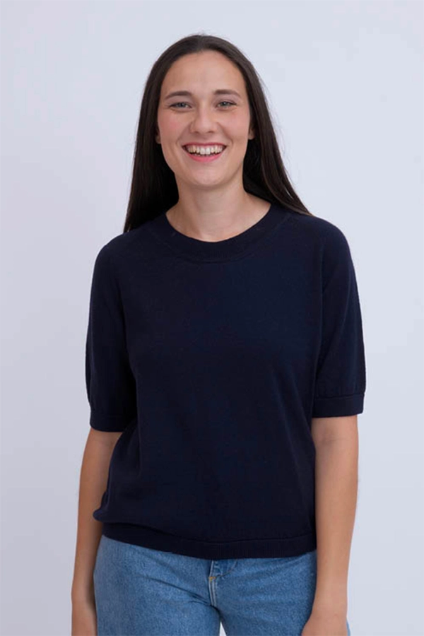 Pull laine merinos manches courte mff 2