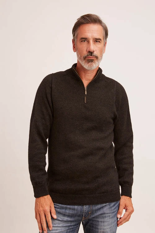 Pull laine yack col chemine homme ymz 3