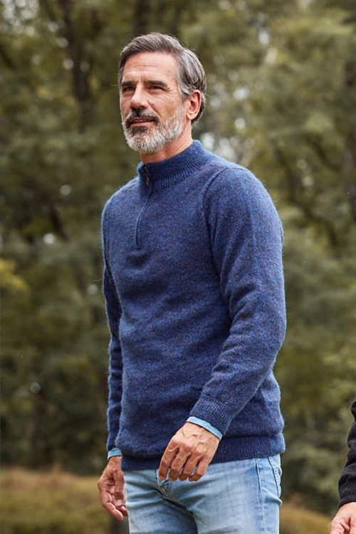 Pull laine yack col chemine homme ymz 6