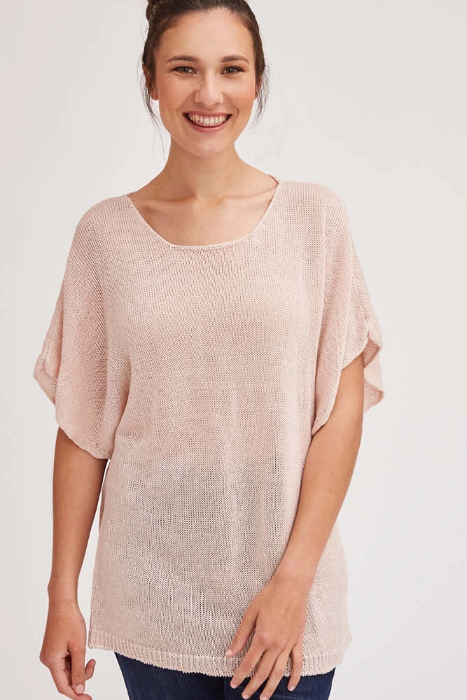 Pull tunique en lin  