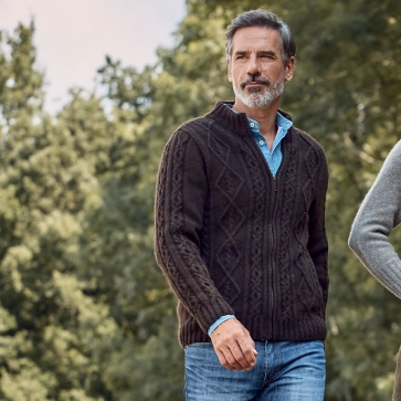 Veste laine yack pour homme