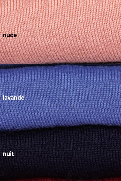 Veste merinos mve couleurs