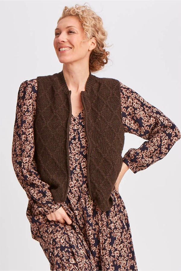 Veste sans manche yack merinos femme ymesf bam 4